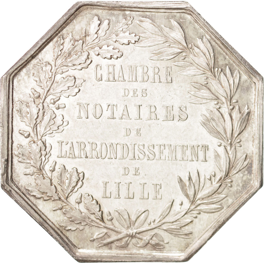Frankreich, Token, Notary, VZ+, Silber, Lerouge:161
