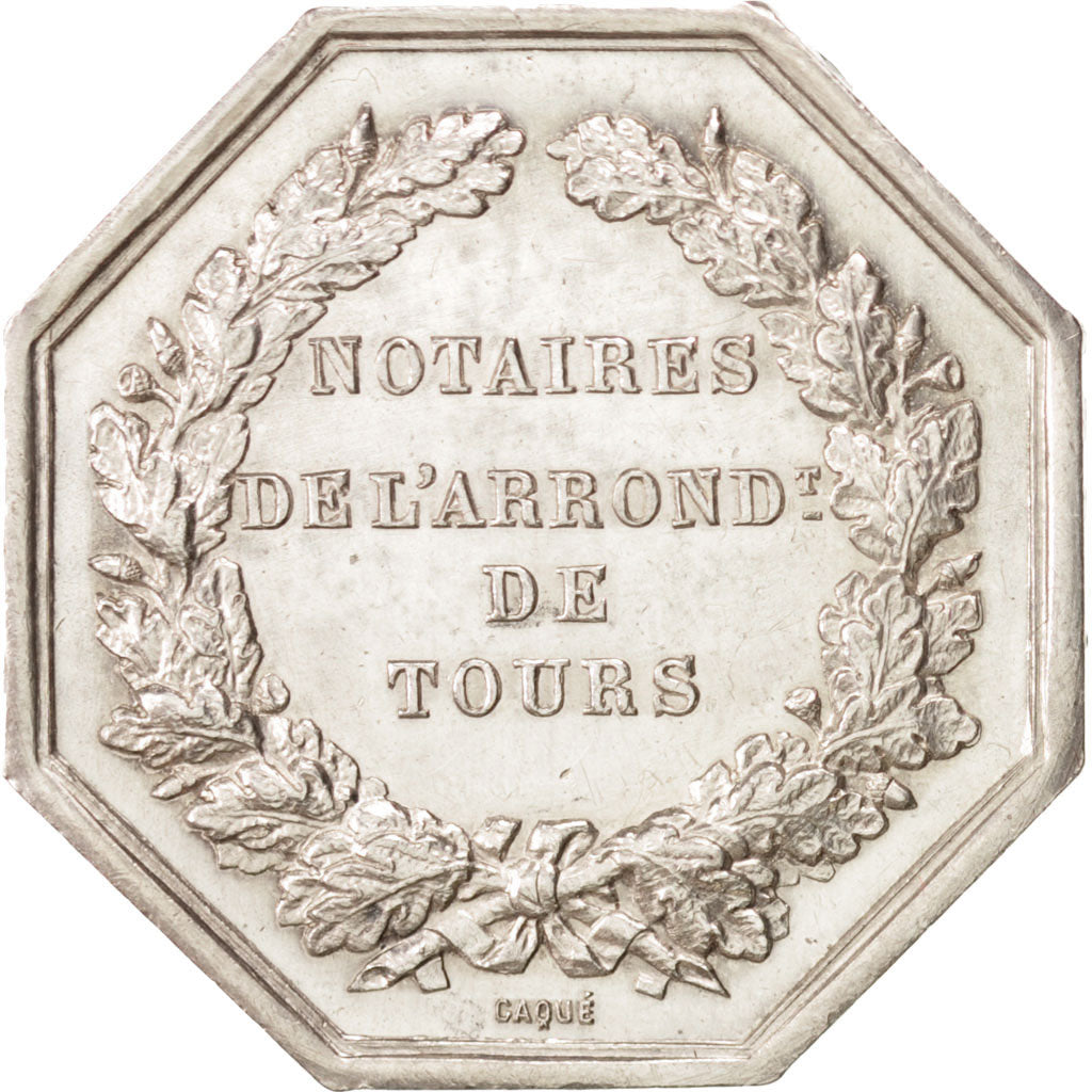 Francia, Token, Notary, Oudiné, EBC+, Plata, Lerouge:408b