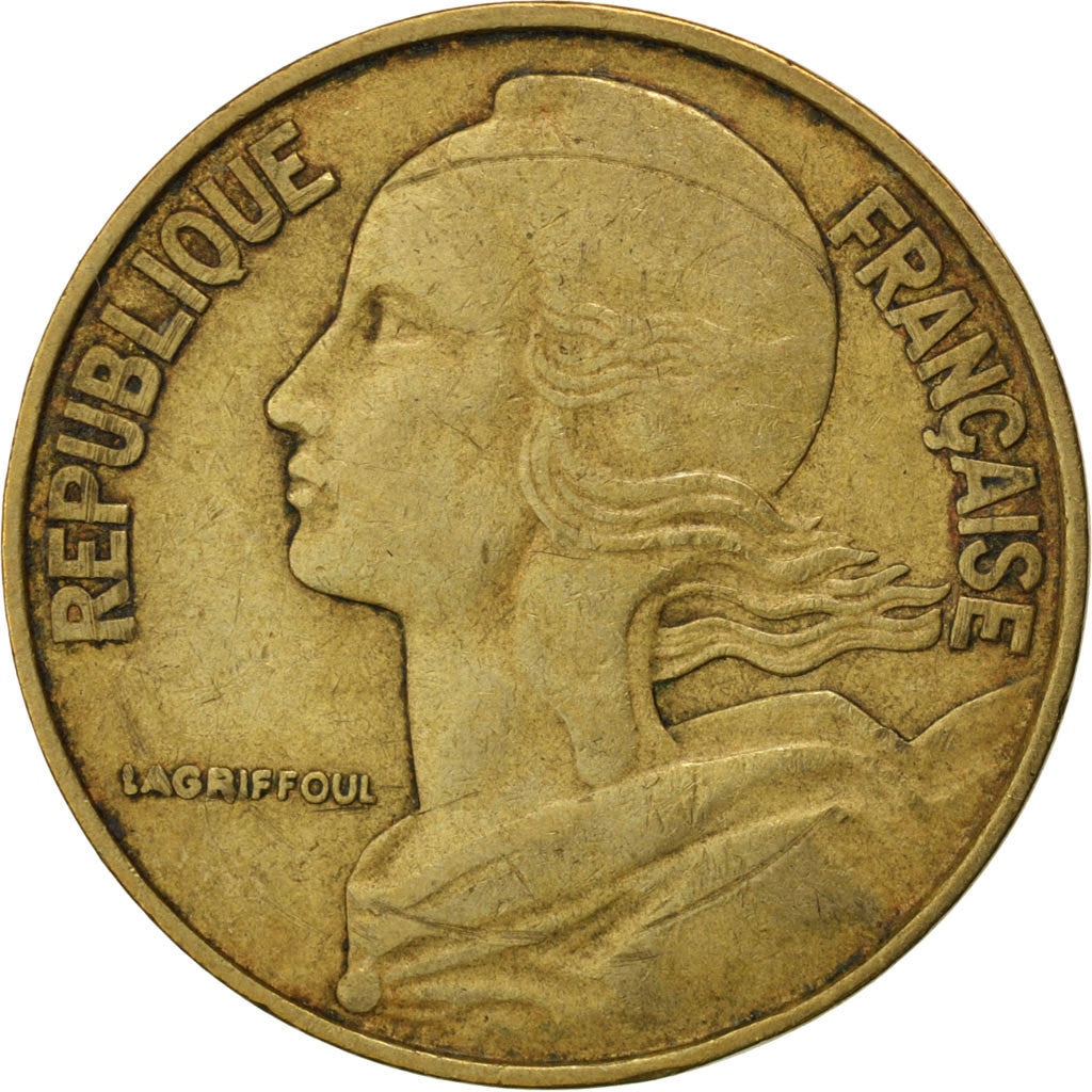 FRANCE, Marianne, 20 Centimes, 1962, Paris, KM #930, EF(40-45),...