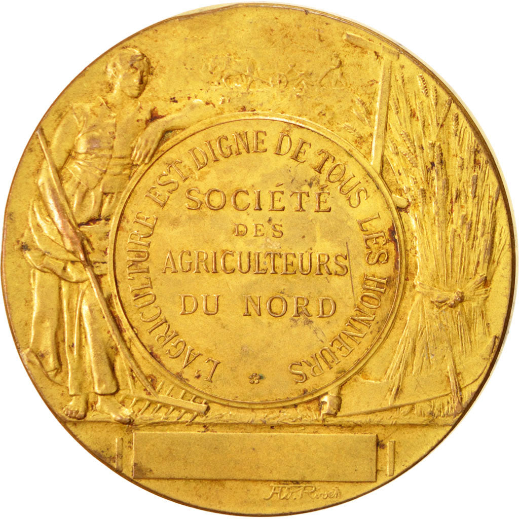 Francia, Medal, French Third Republic, Business & industry, Rivet, BB+, Bronzo