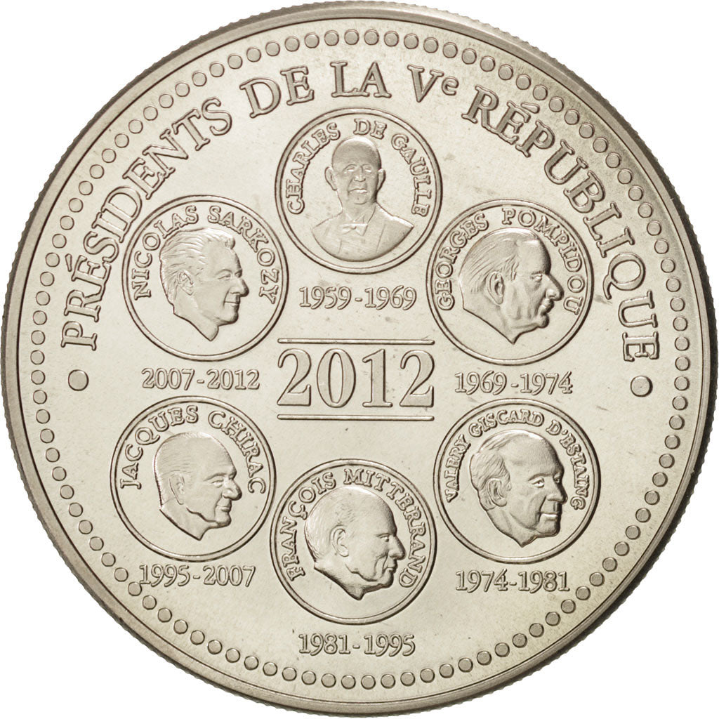 Frankreich, Medal, The Fifth Republic, History, VZ+, Nickel