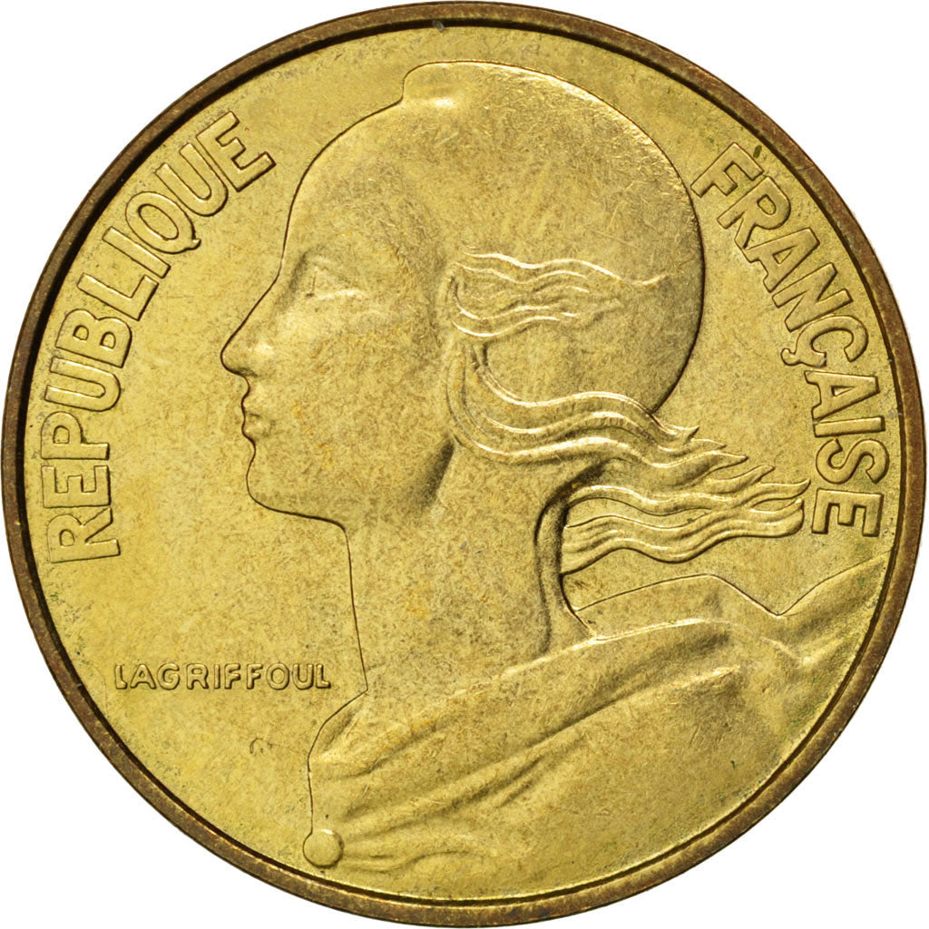 FRANCE, Marianne, 20 Centimes, 1965, Paris, KM #930, AU(55-58),...
