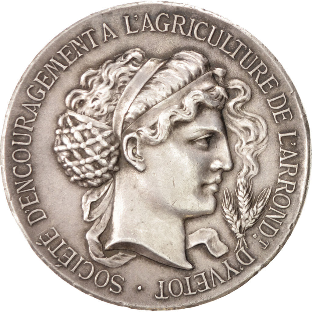 Frankrijk, Medal, French Third Republic, Business & industry, ZF+, Zilver