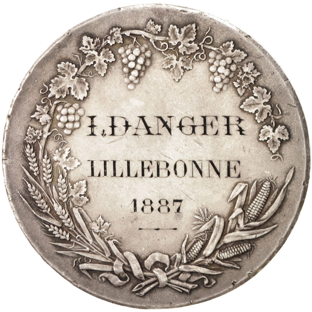 Frankrijk, Medal, French Third Republic, Business & industry, ZF+, Zilver