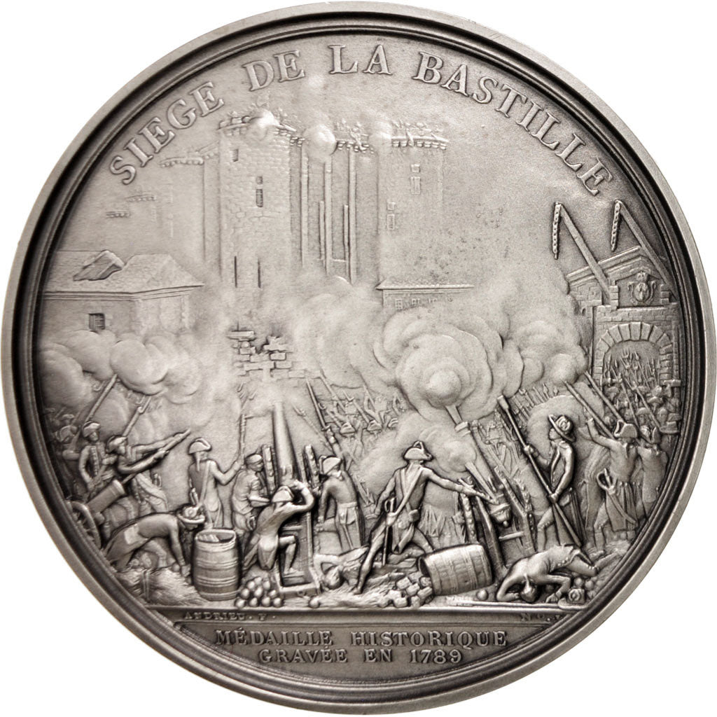 Francia, Medal, French Fifth Republic, History, Andrieu, FDC, Bronce