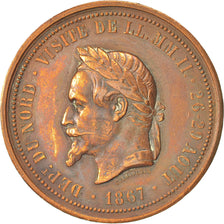 Francia, Medal, Second French Empire, Business & industry, Borrel, MB+, Rame