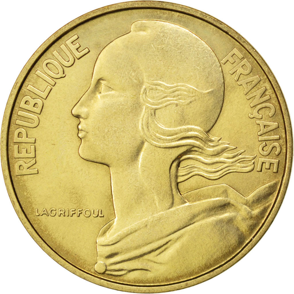 FRANCE, Marianne, 20 Centimes, 1967, Paris, KM #930, MS(60-62),...