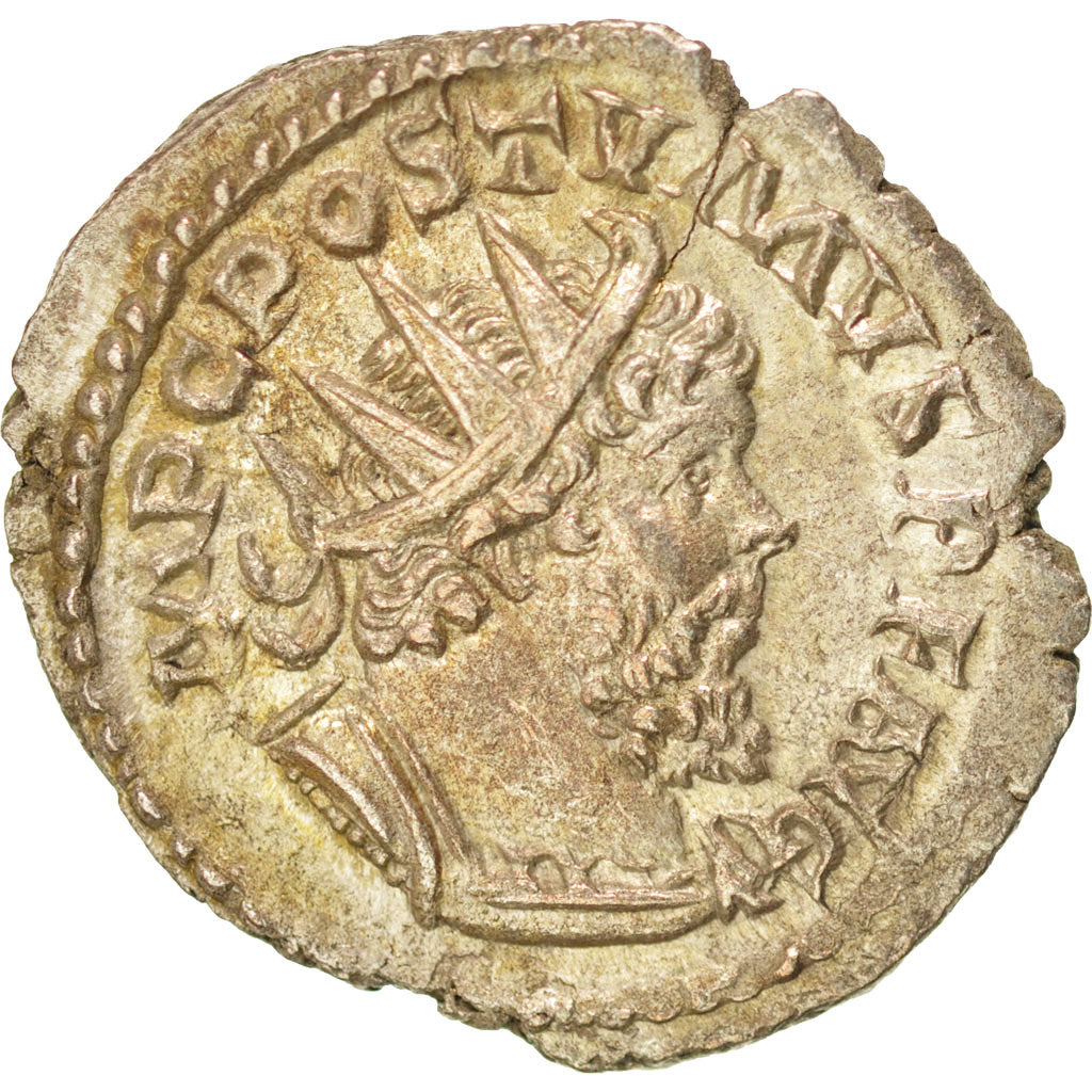Postumus, Antoninianus, AU(55-58), Billon, RIC #309., 3.40