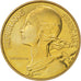 Munten, Frankrijk, Marianne, 20 Centimes, 1973, UNC-, Aluminum-Bronze, KM:930