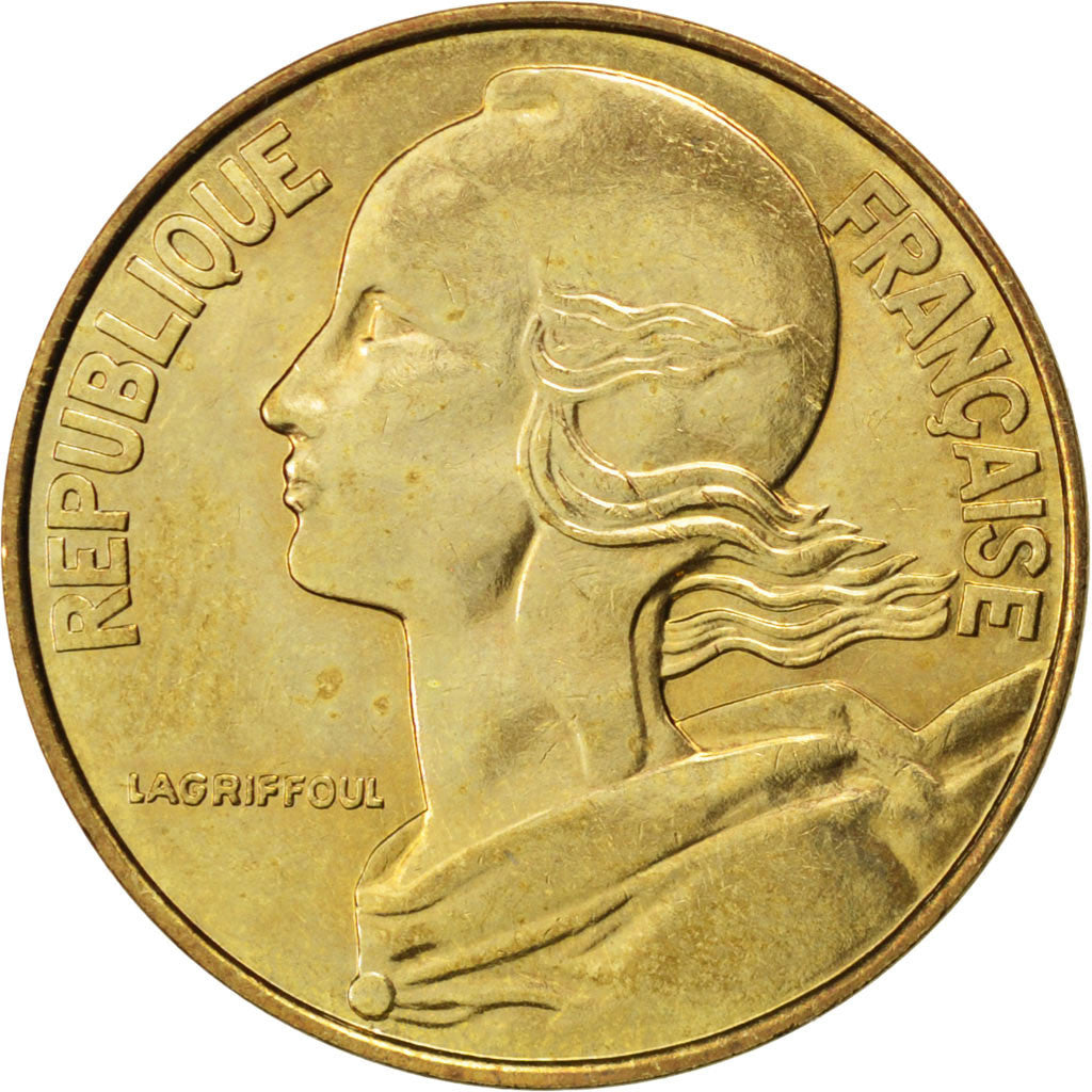 FRANCE, Marianne, 20 Centimes, 1993, Paris, KM #930, AU(55-58),...