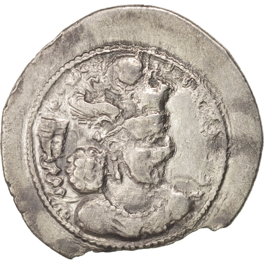 Sassanides, Vahram IV (388-399), Drachme, Göbl 139 var.