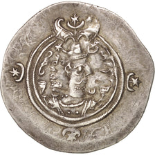 Moneta, Królowie sasadzyńscy, Chosoes II (590-628), Drachm, AU(50-53), Srebro