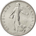 FRANCE, Semeuse, 1/2 Franc, 1966, Paris, KM #931.1, MS(63), Nickel, 19.5,...
