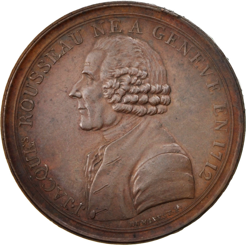 Francia, Medal, French Constitution, Arts & Culture, BB+, Bronzo, 35