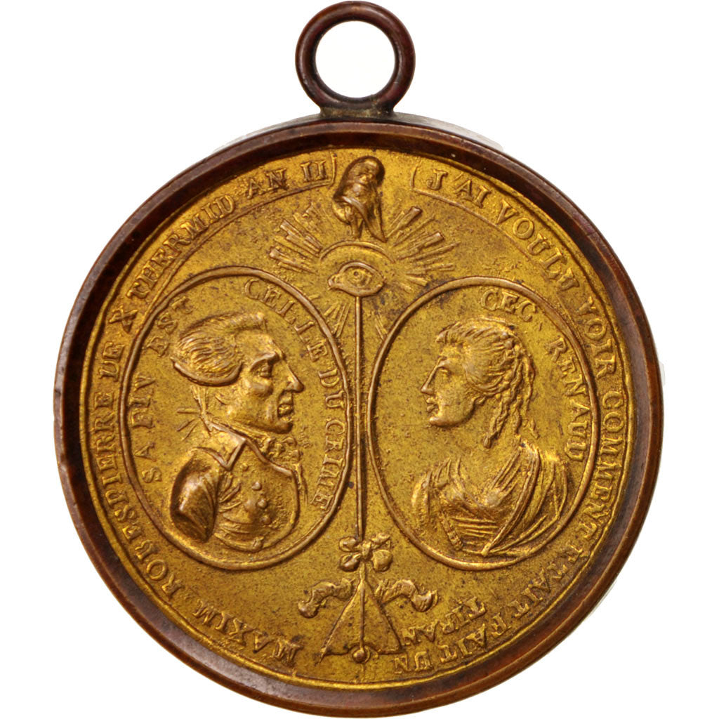 France, Medal, National Convention, History, 1794, AU(55-58), Iron