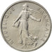 FRANCE, Semeuse, 1/2 Franc, 1967, Paris, KM #931.1, MS(63), Nickel, 19.5,...
