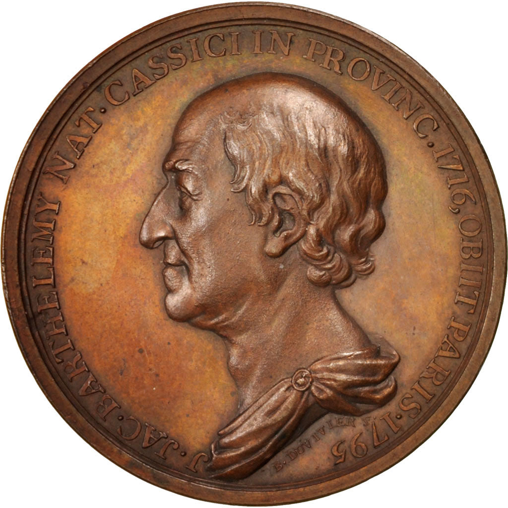 FRANCE, Arts & Culture, French Directory, Medal, 1795, MS(60-62), Duvivier,...