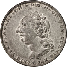 FRANCE, History, National Convention, Medal, 1793, AU(55-58), Tin, 27.50