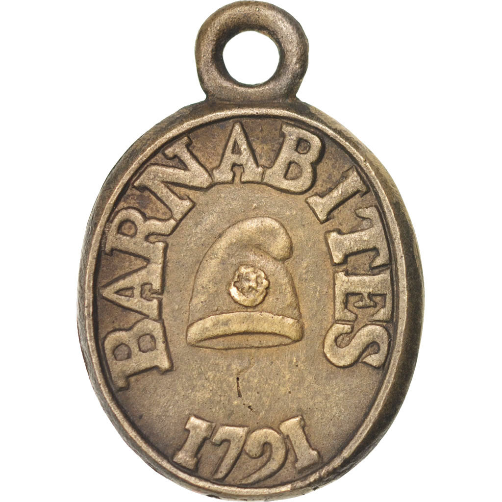 France, Medal, Révolution, Couvent des Barnabites, 1791, Bell medal