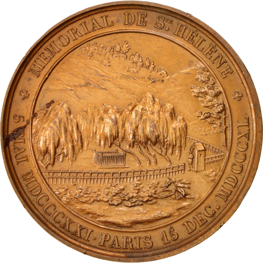 FRANCE, History, First French Empire, Medal, 1840, EF(40-45), Bovy, Bronze, 41,.