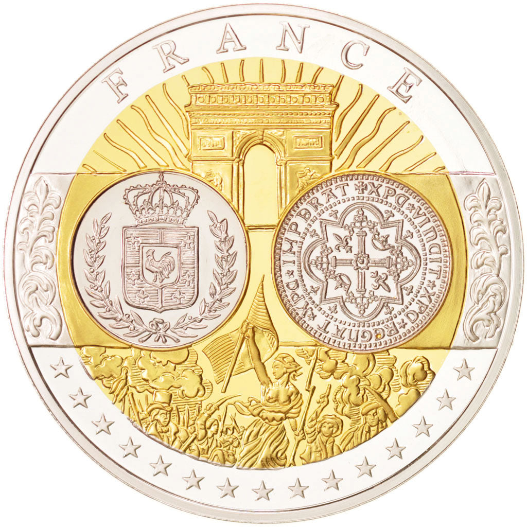 France, Medal, The Fifth Republic, History, MS(65-70), Silver