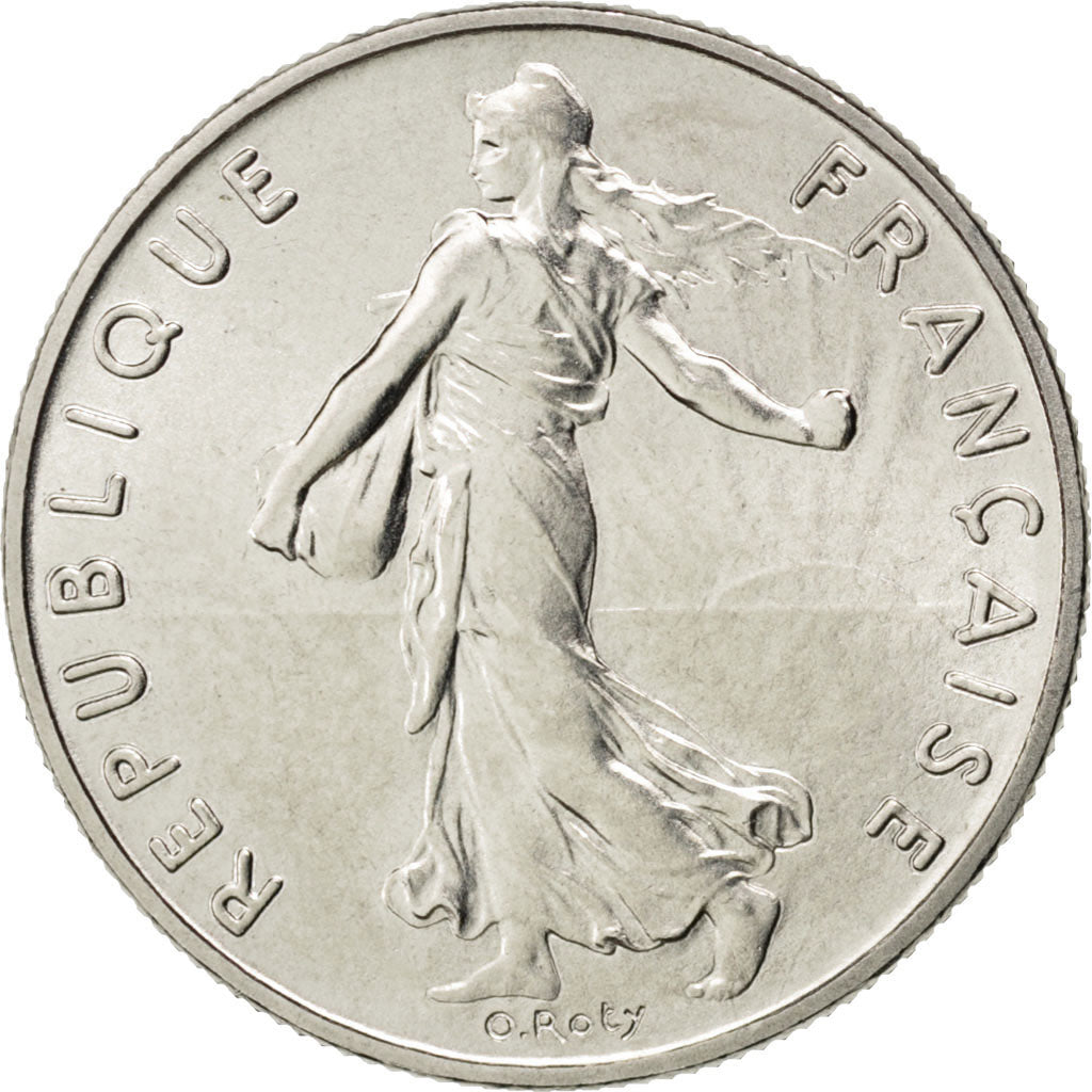 Vème République, 1/2 Franc Semeuse, 1987, KM 931 