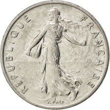 FRANCE, Semeuse, 1/2 Franc, 1991, Paris, KM #931.1, EF(40-45), Nickel, 19.5,...