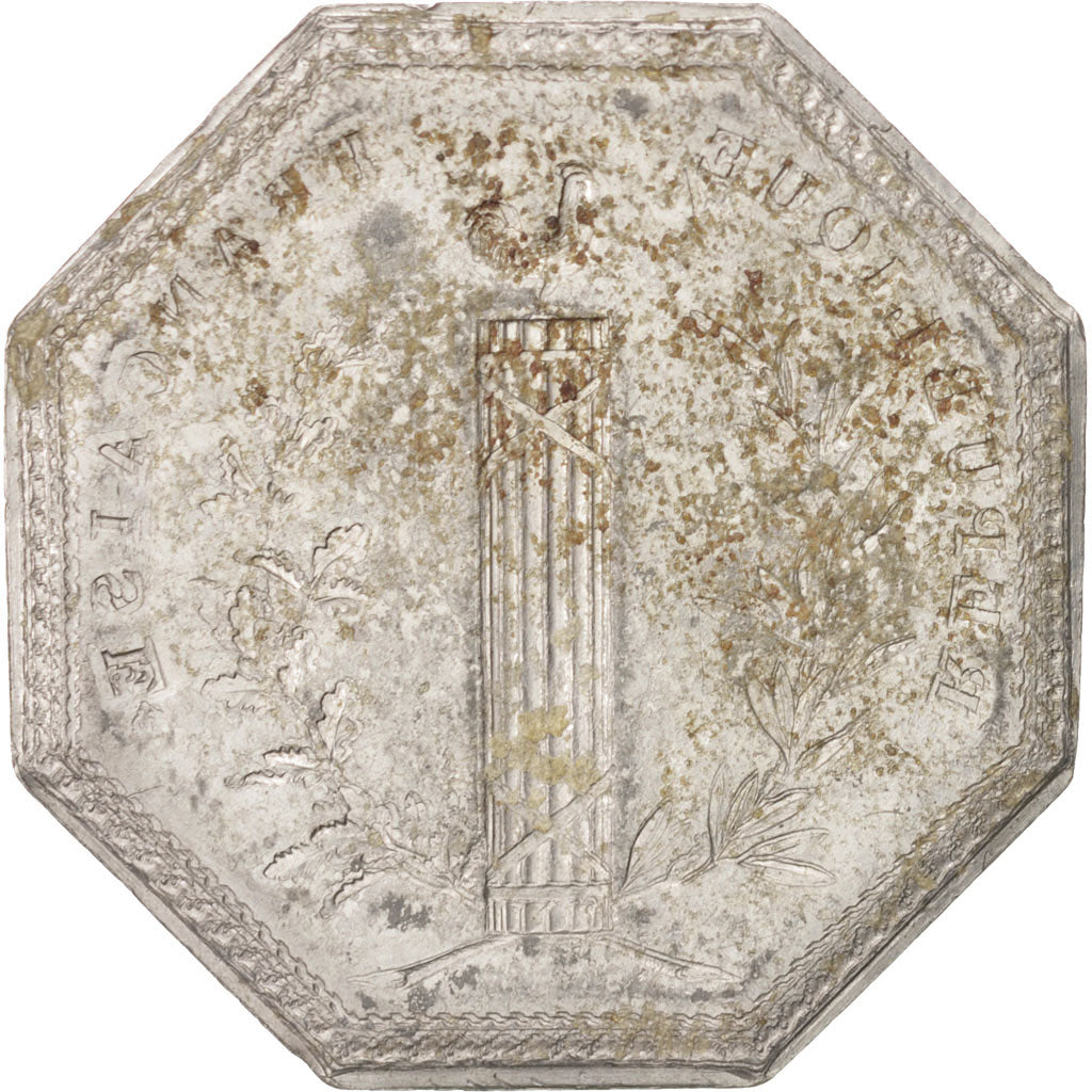 Francia, Token, The French Revolution, EBC, Hojalata