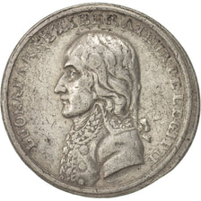 France, Jeton, The French Revolution, 1799, TTB, Tin
