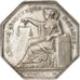 France, Token, Notary, AU(55-58), Silver, Lerouge:44