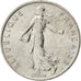FRANCE, Semeuse, 1/2 Franc, 1992, Paris, KM #931.1, AU(50-53), Nickel, 19.5,...