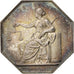 Francja, Token, Notariusz, Caqué, MS(63), Srebro, Lerouge:92
