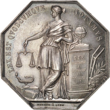 France, Notary, Token, MS(60-62), Silver, 33, 14.90
