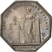 France, Token, Notary, MS(63), Silver, Lerouge:131