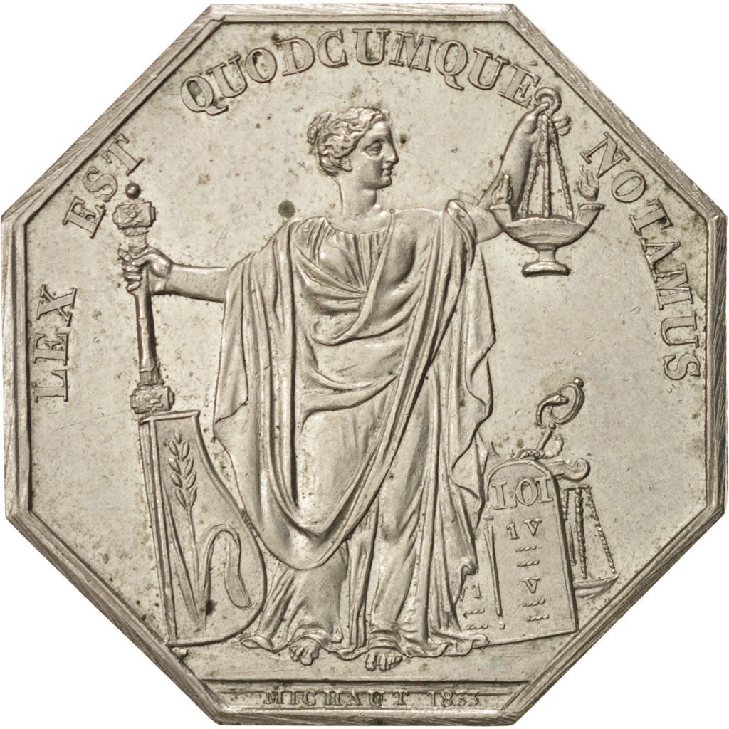 Francja, Token, Notariusz, AU(55-58), Melchior, Lerouge:184