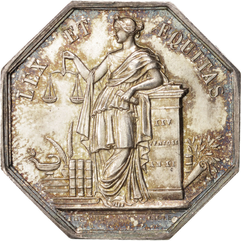 Francia, Token, Notary, SC, Plata, Lerouge:120