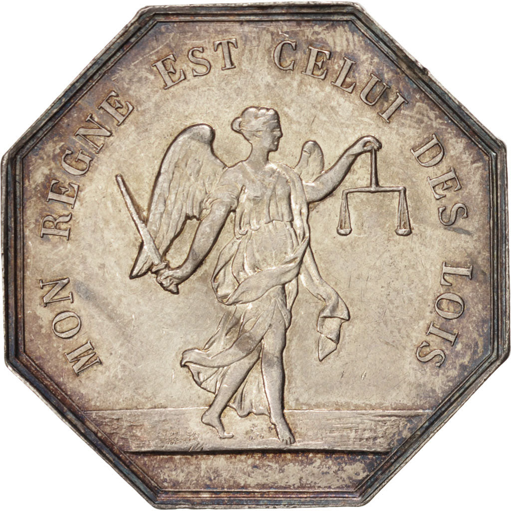 Francja, Token, Notariusz, AU(55-58), Srebro