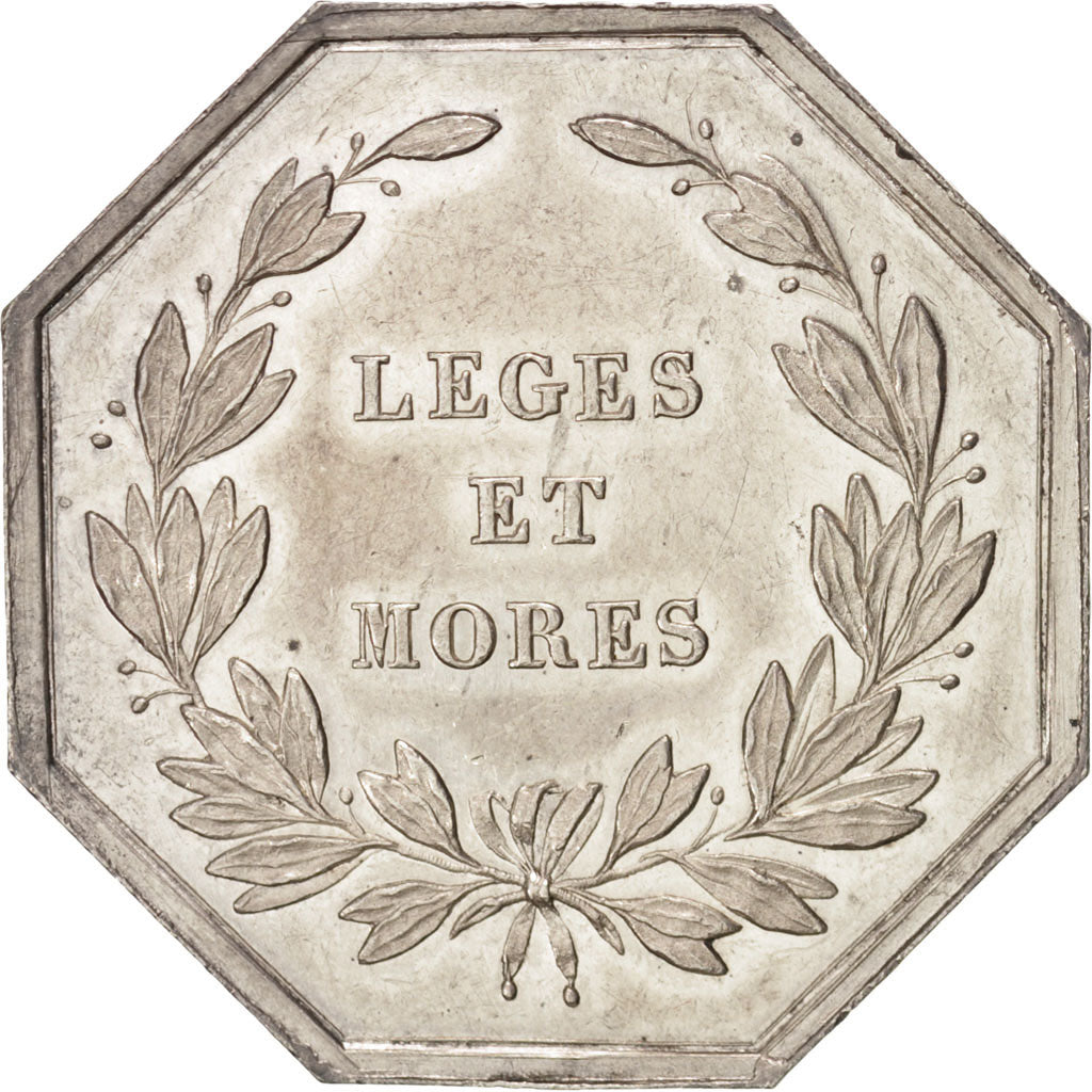 France, Token, Notary, AU(55-58), Silver, Lerouge:205