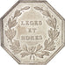 France, Token, Notary, AU(55-58), Silver, Lerouge:205