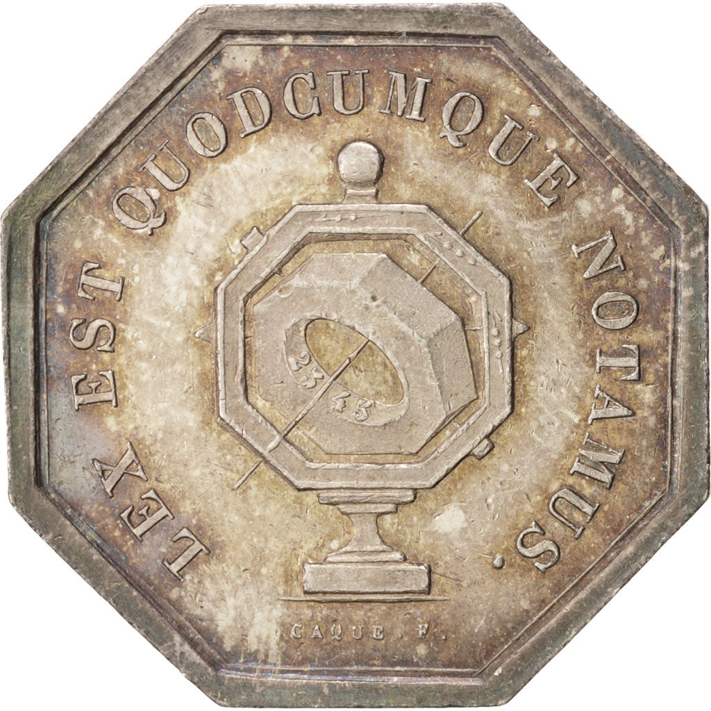 France, Token, Notary, AU(50-53), Silver, Lerouge:109