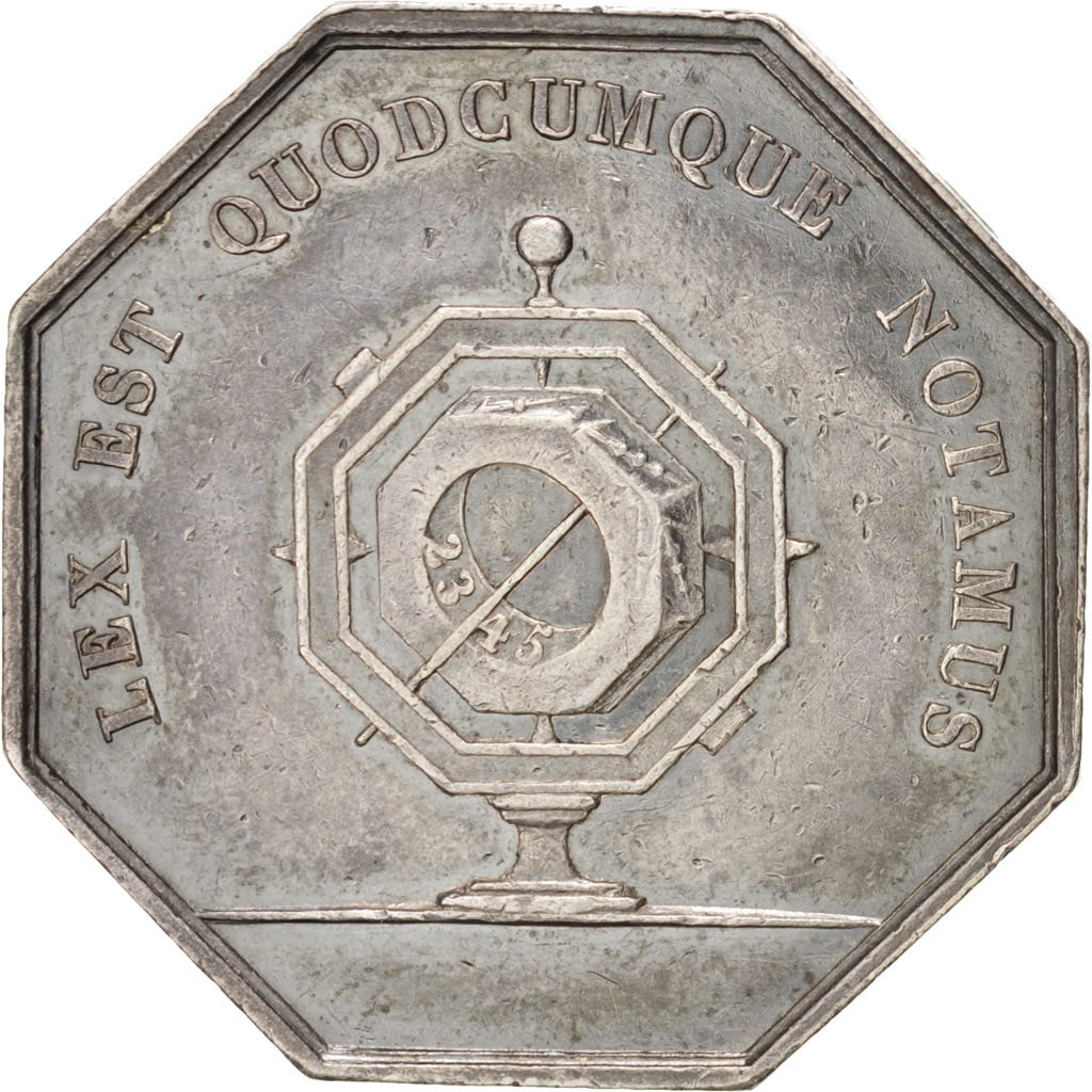 Francja, Token, Notariusz, AU(55-58), Srebro, Lerouge:395