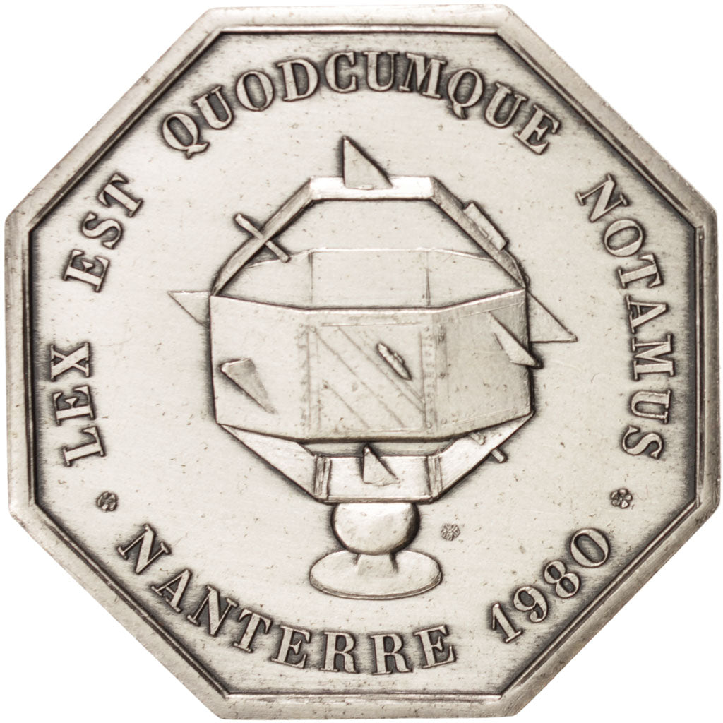 Other Coins, Token, 1980, AU(50-53), Bronze, 33, 18.30