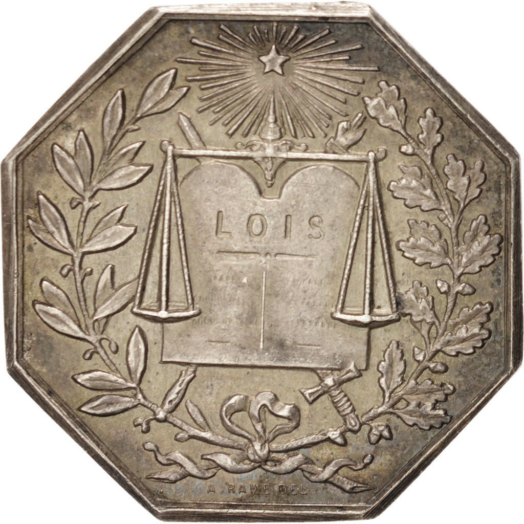 Other Coins, Token, AU(55-58), Silver, 29, 11.80