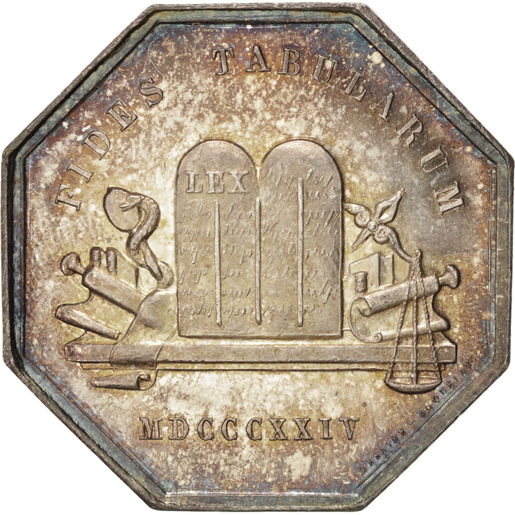 Frankreich, Token, Notary, UNZ, Silber, Lerouge:99c