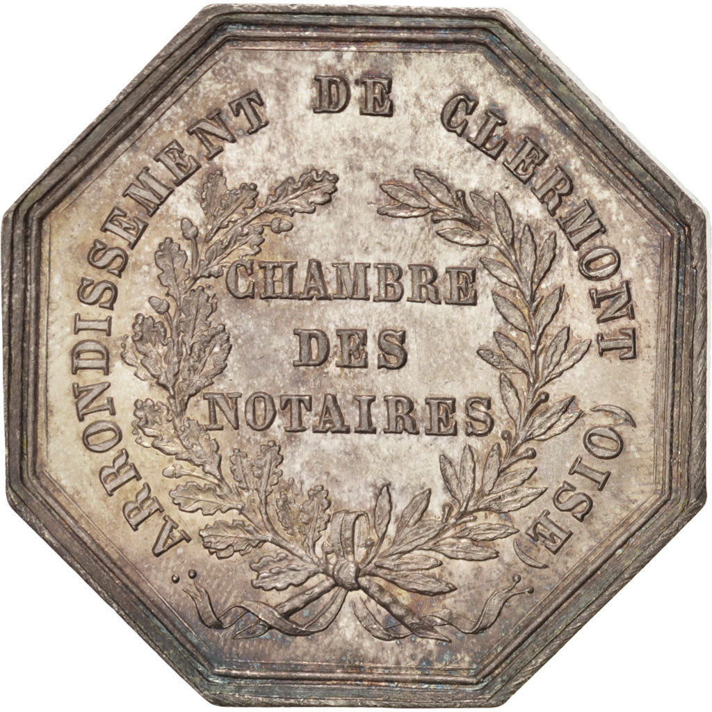 Frankreich, Token, Notary, UNZ, Silber, Lerouge:99c