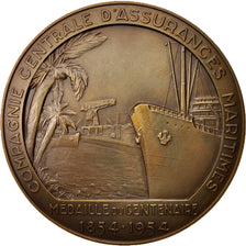 Francia, Medal, French Fourth Republic, Business & industry, 1954, SPL-, Bronzo