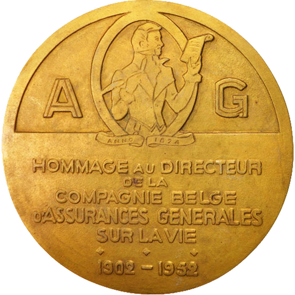 België, Medal, 1952, ZF+, Bronze