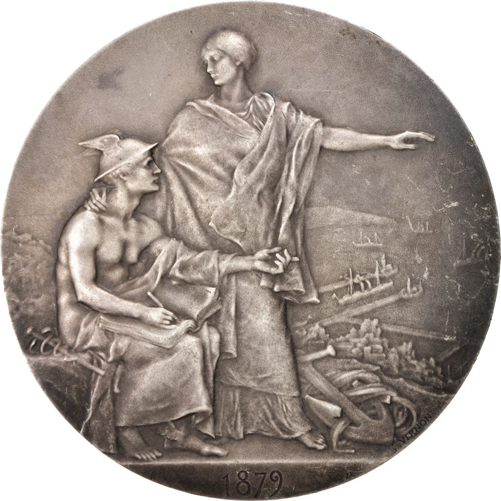 FRANCE, Politics, Society, War, French Third Republic, Medal, 1879, AU(50-53),..