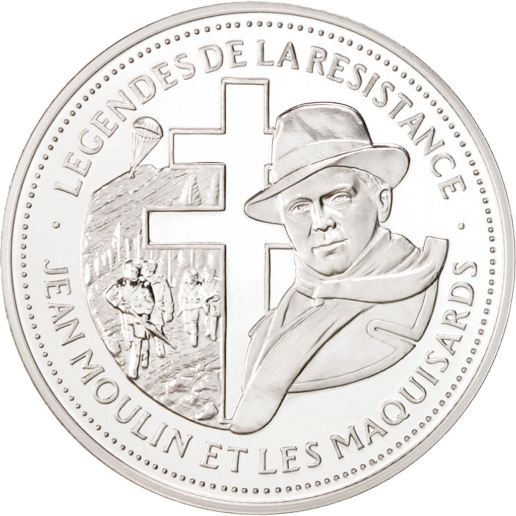France, Medal, The Fifth Republic, History, MS(65-70), Silver