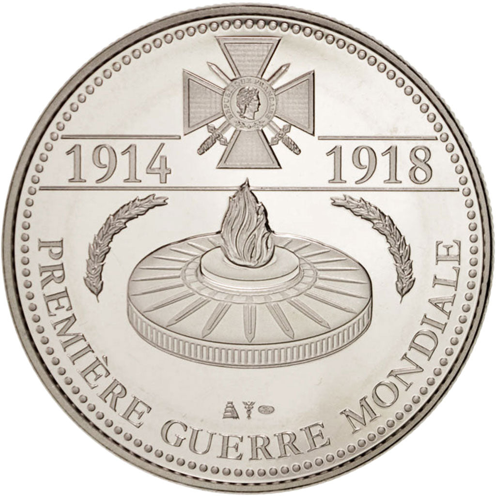 FRANCE, History, The Fifth Republic, Medal, MS(65-70), Nickel, 40, 31.20